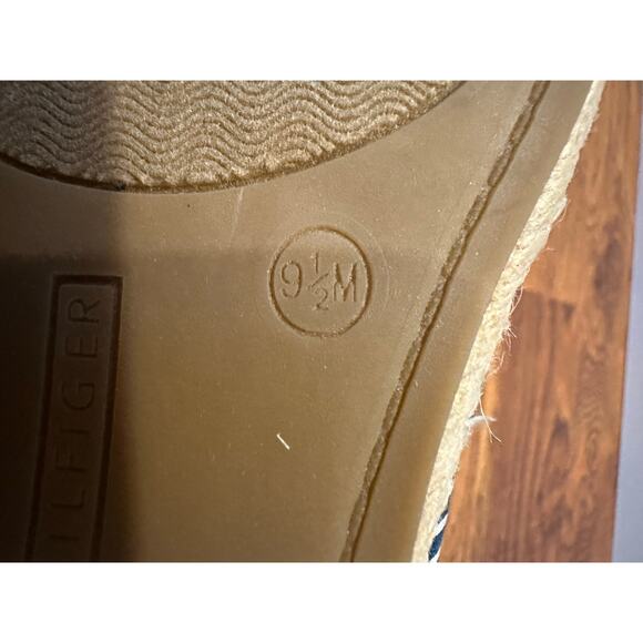 Tommy Hilfiger Women’s Striped Espadrille Flats Blue SZ 9.5 NWOB – Coastal Vibes - Picture 9 of 9